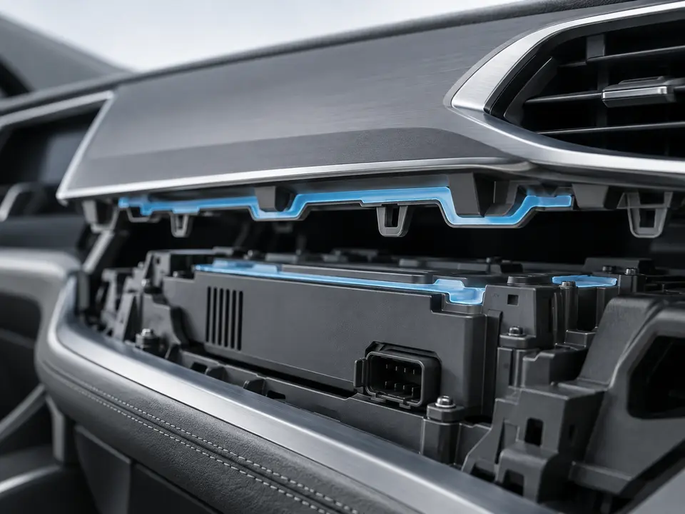 Generischer Automotive-Anwendungskontext ohne Markenkennzeichnung
