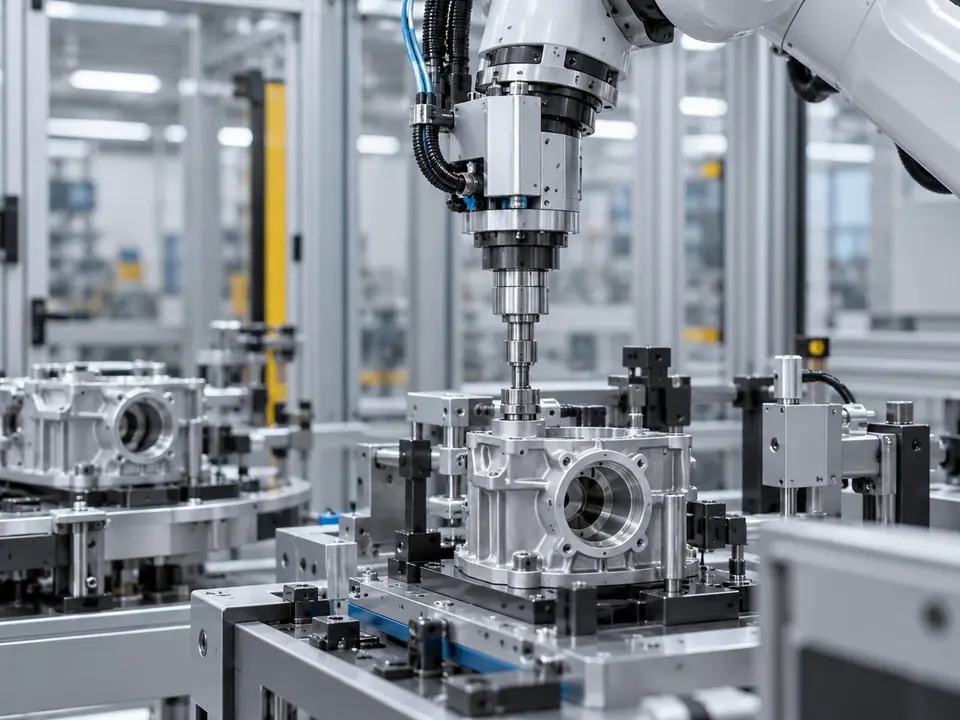 Generischer Kontext industrieller Fertigung ohne Kundendarstellung